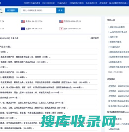 HS编码查询,申报要素,退税率